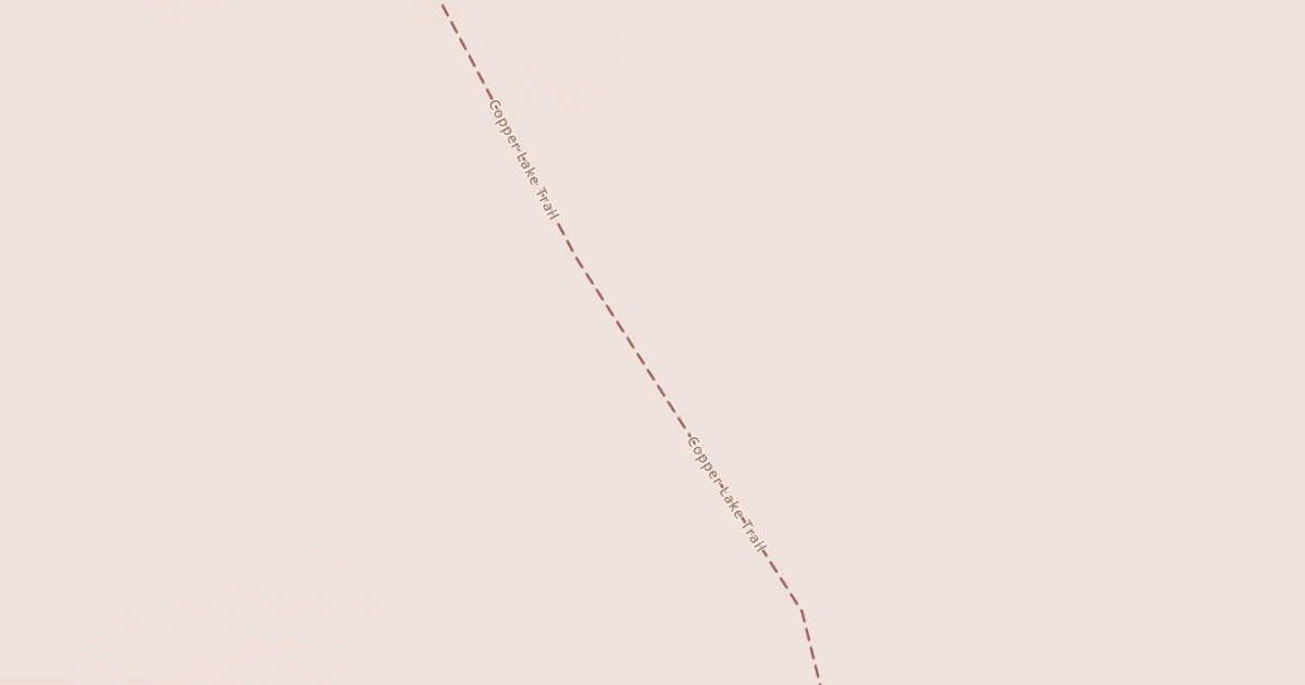 Map preview of Copper Lake Trail