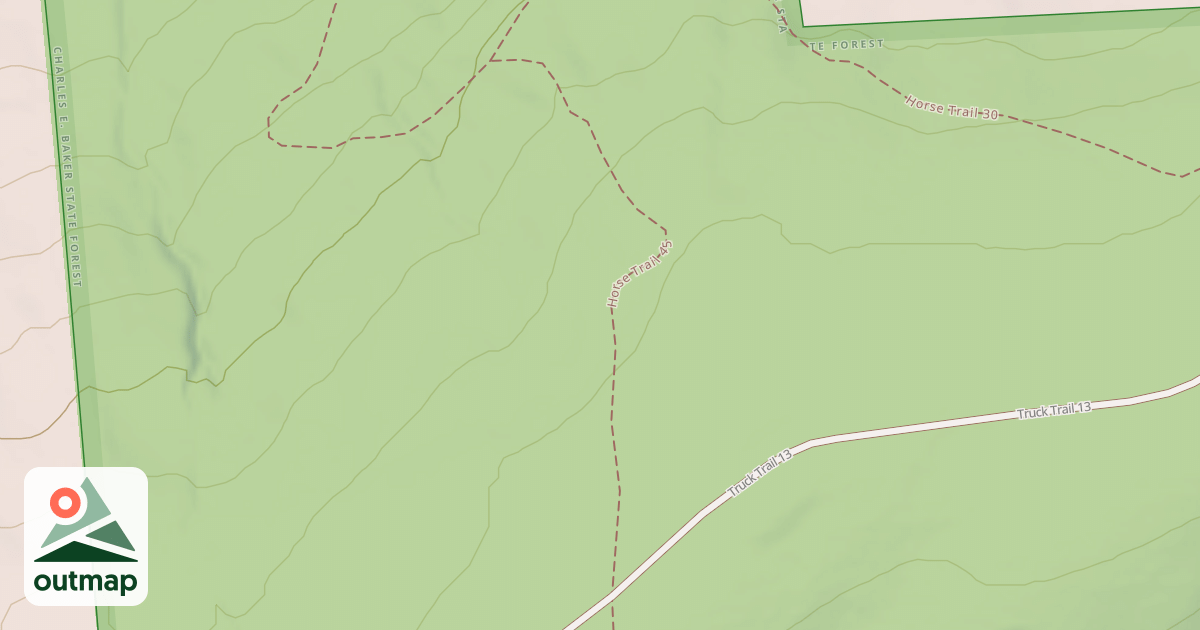 Map of Horse Trail 45