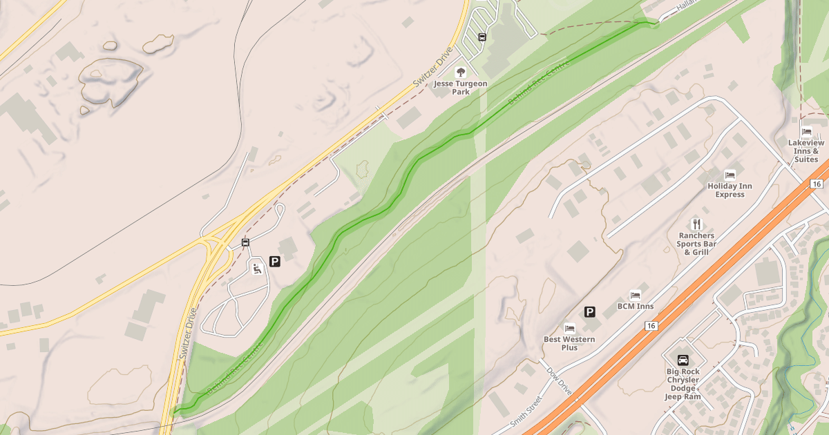 Map preview of Behind Rec Centre