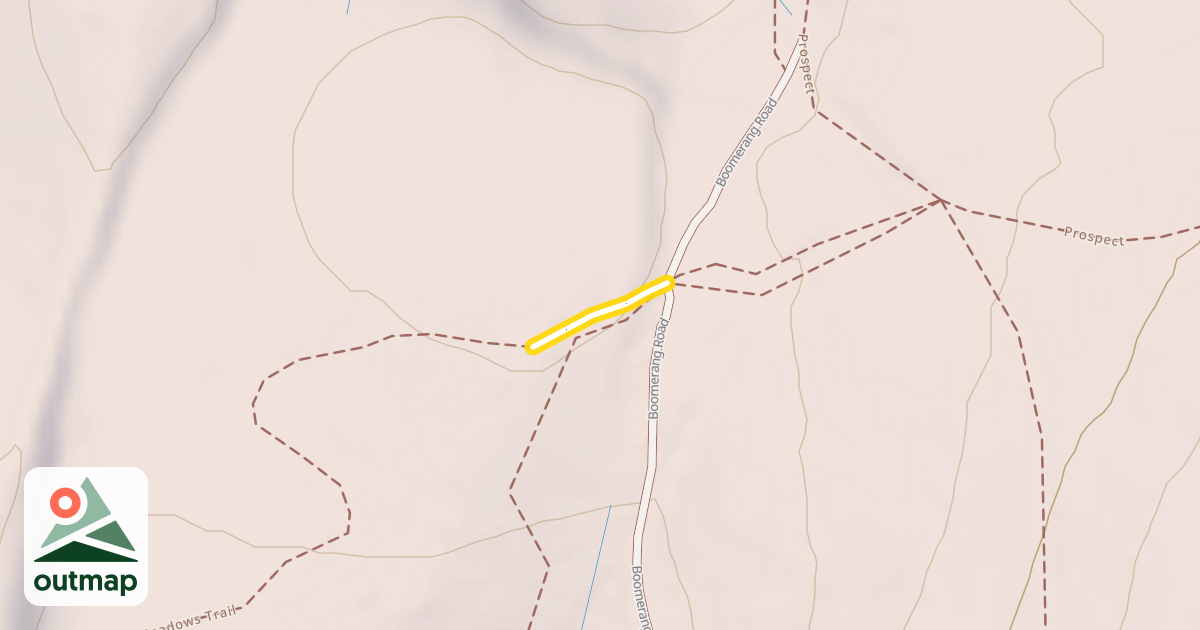 Map of Magic Meadows Trail