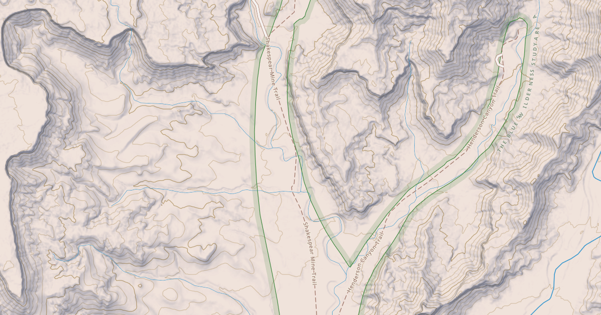 Map preview of BLM National GTLF Public Motorized Roads 13ca223e-7681-4733-819d-7323c672e581
