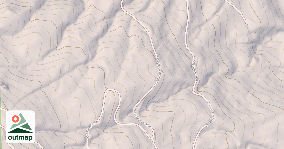 Map of ONEIL RIDGE SPUR C
