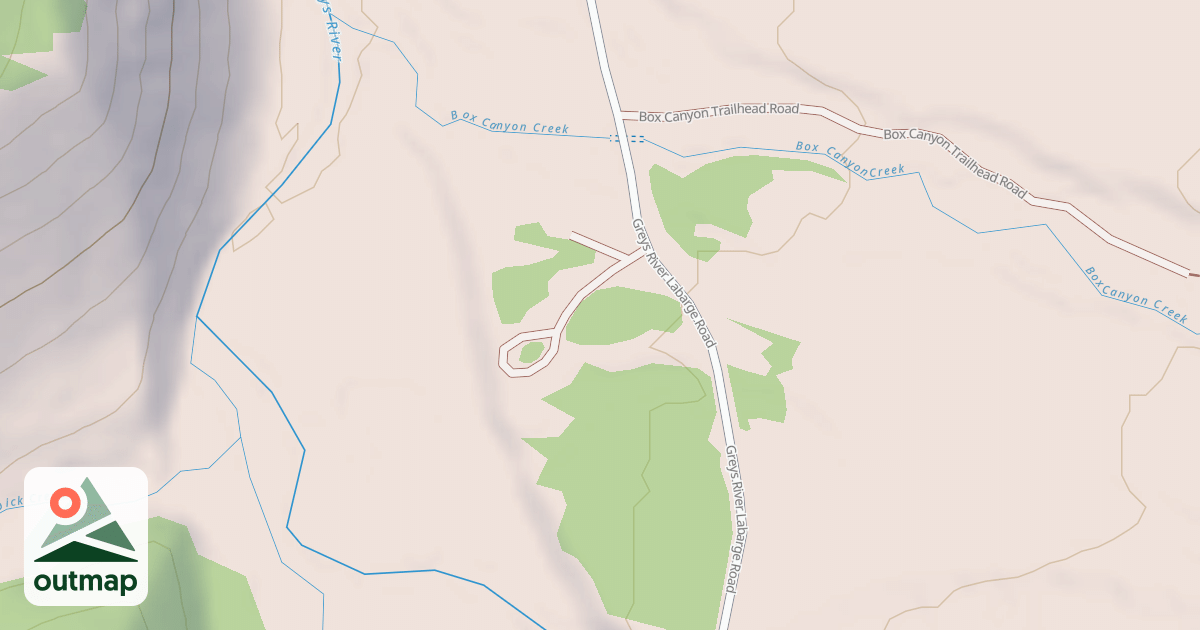 Map of DICK CREEK