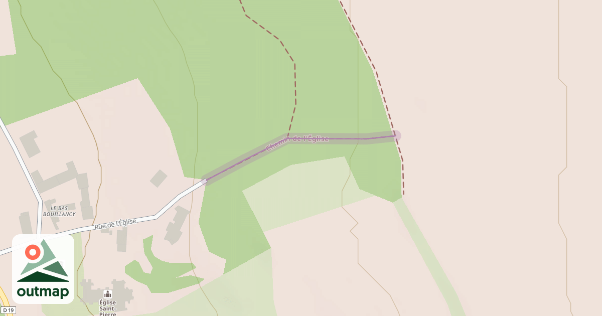 Map of Chemin de l'Église
