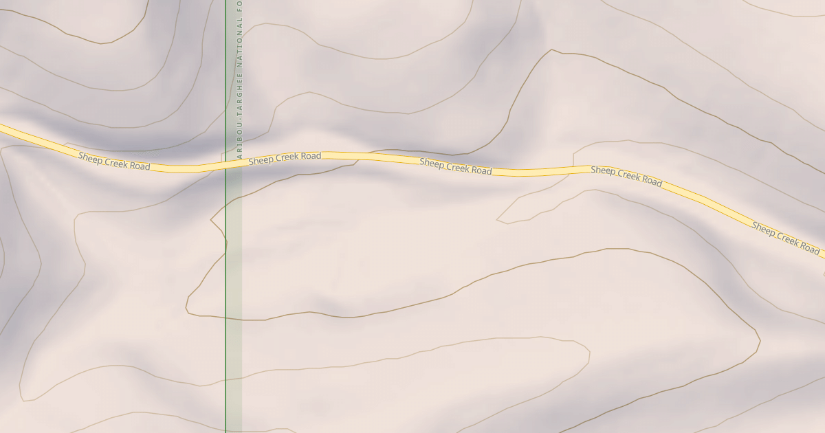 Map preview of SHEEP CRK SPUR