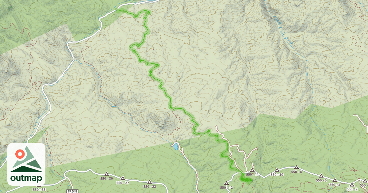 Map of Shinglemill 725