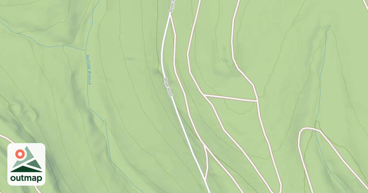 Map of Whiskey Springs Trails