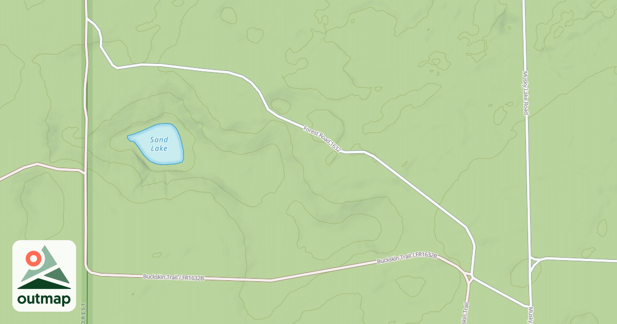 Map of FR 1632