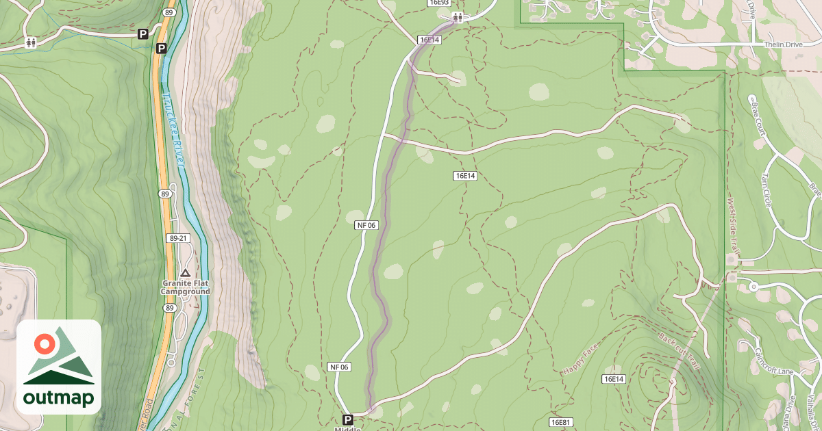 Map of Timber Cruise Trail