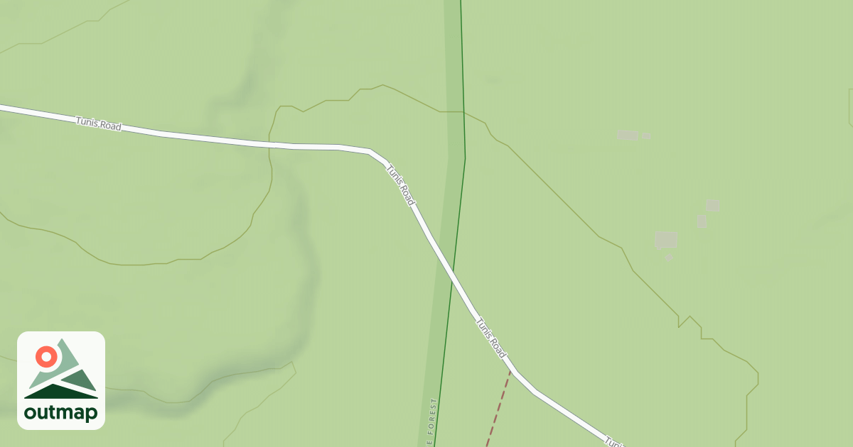 Map of Bald Eagle State Forest Snowmobile Trails