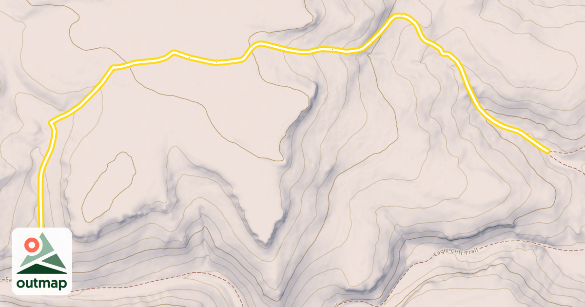 Map of Cliff Top Trail