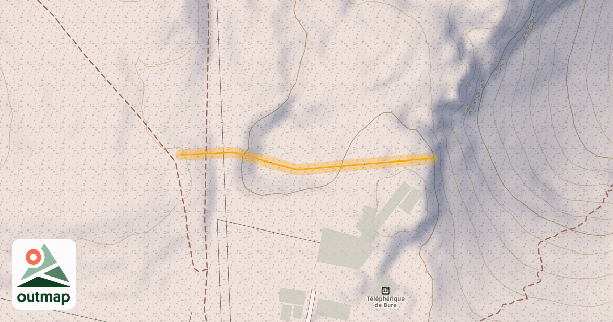 Map of Combe Ratin