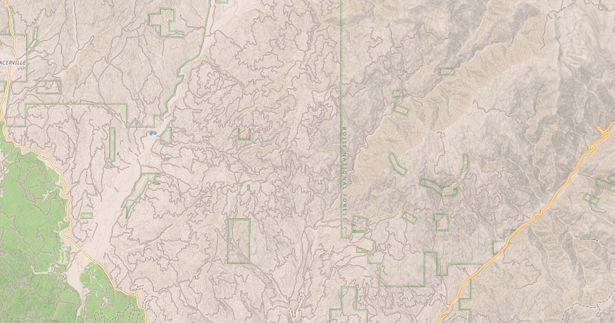 Map preview of ELK RIDGE