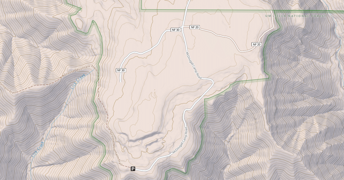 Map preview of MCDOUGALL CAMP