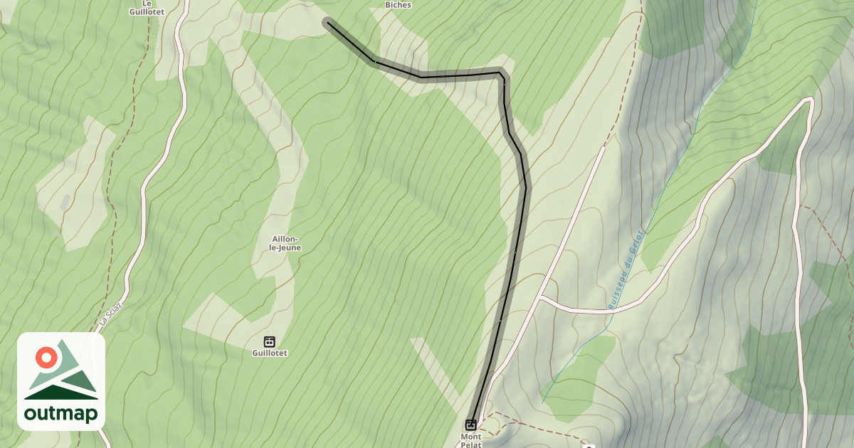 Map of Le Golet