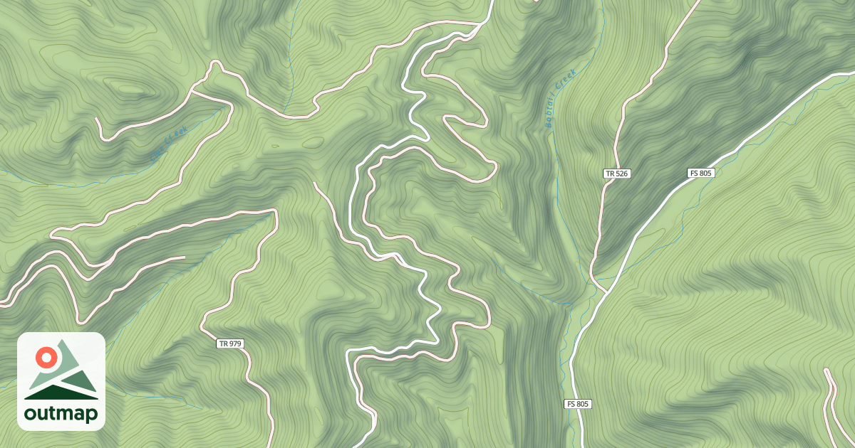 Map of Bobtail Spur Ohv