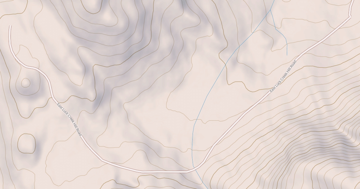 Map preview of EAST LUCK CREEK HILL