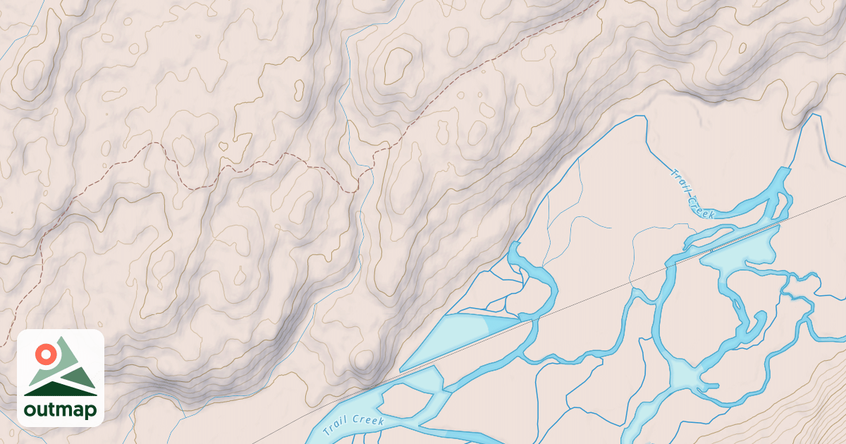 Map of Johnson Creek Winter Trail