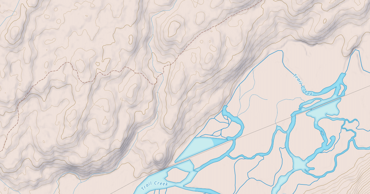 Map preview of Johnson Creek Winter Trail