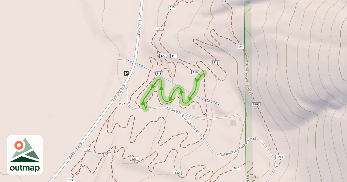 Map of Lasso Trail
