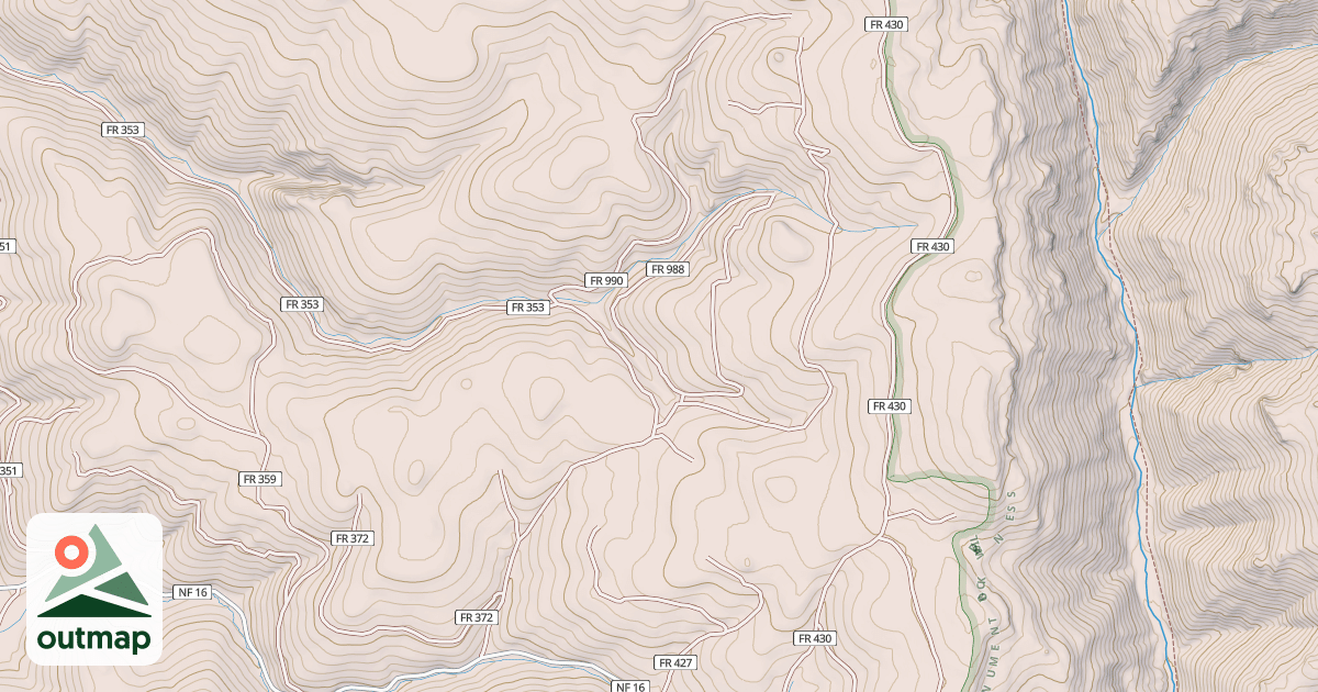 Map of USFS National Forest System Roads {25AC5BD2-5E65-43FE-B1EC-91268D1142FD}