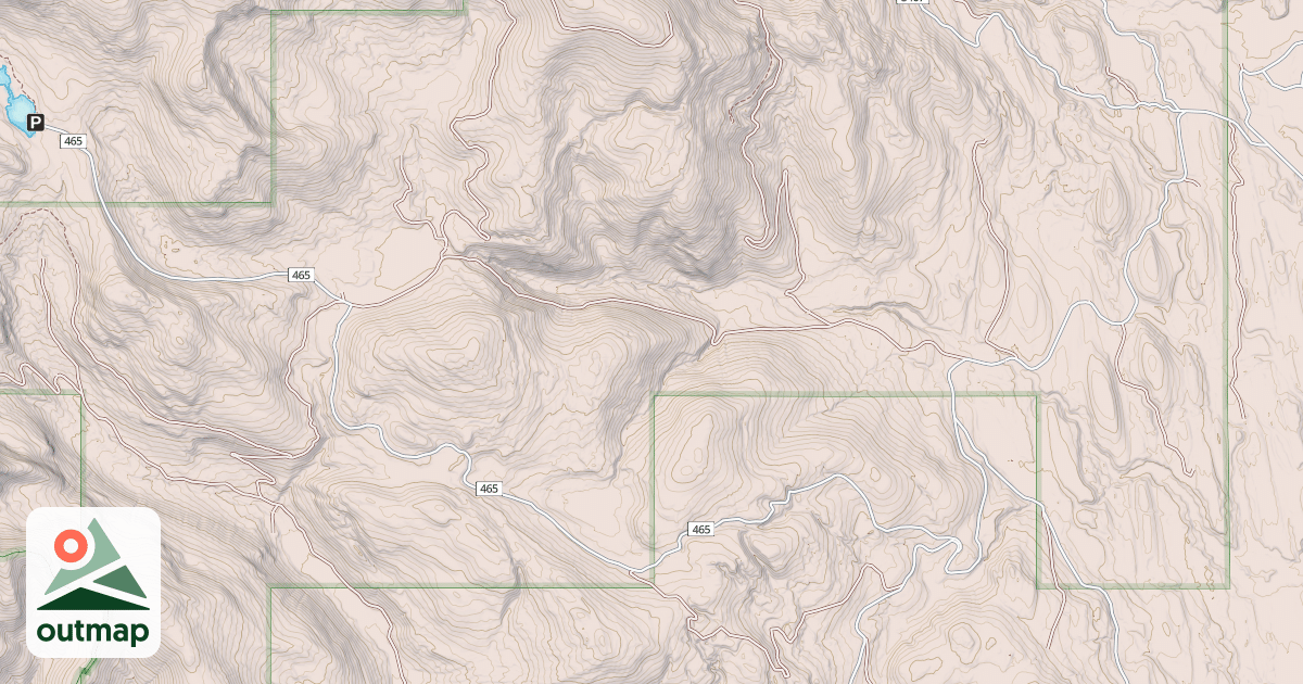 Map of Lake Elsina