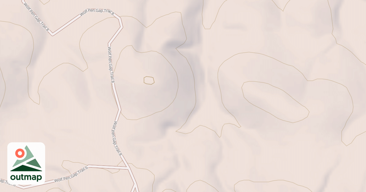 Map of WOLF PEN GAP 816