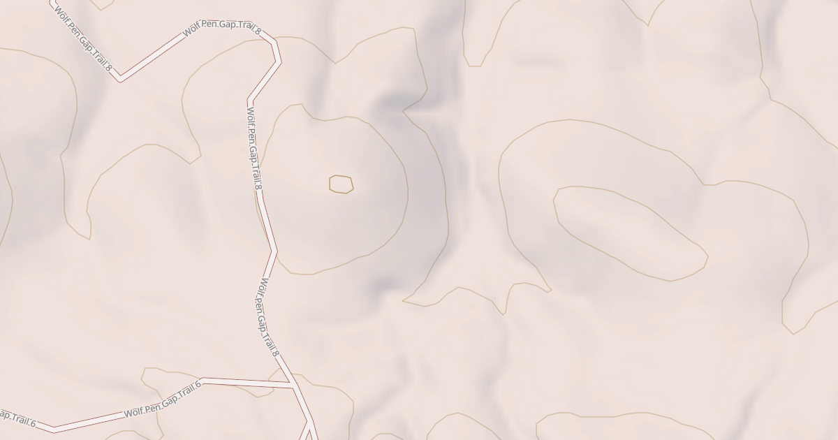 Map preview of WOLF PEN GAP 816