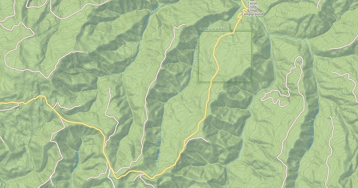 Map preview of USFS Motor Vehicle Use Map Roads {55500A44-AD89-4B88-AC76-9CCD907FAA48}