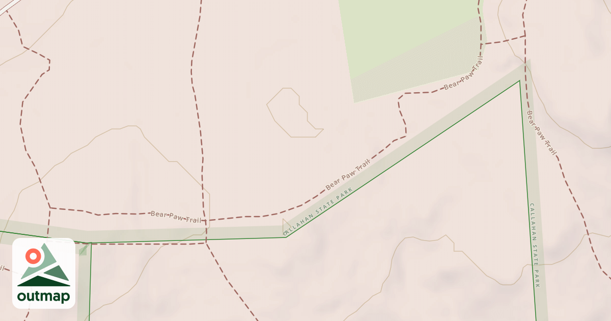 Map of Bear Paw Trail