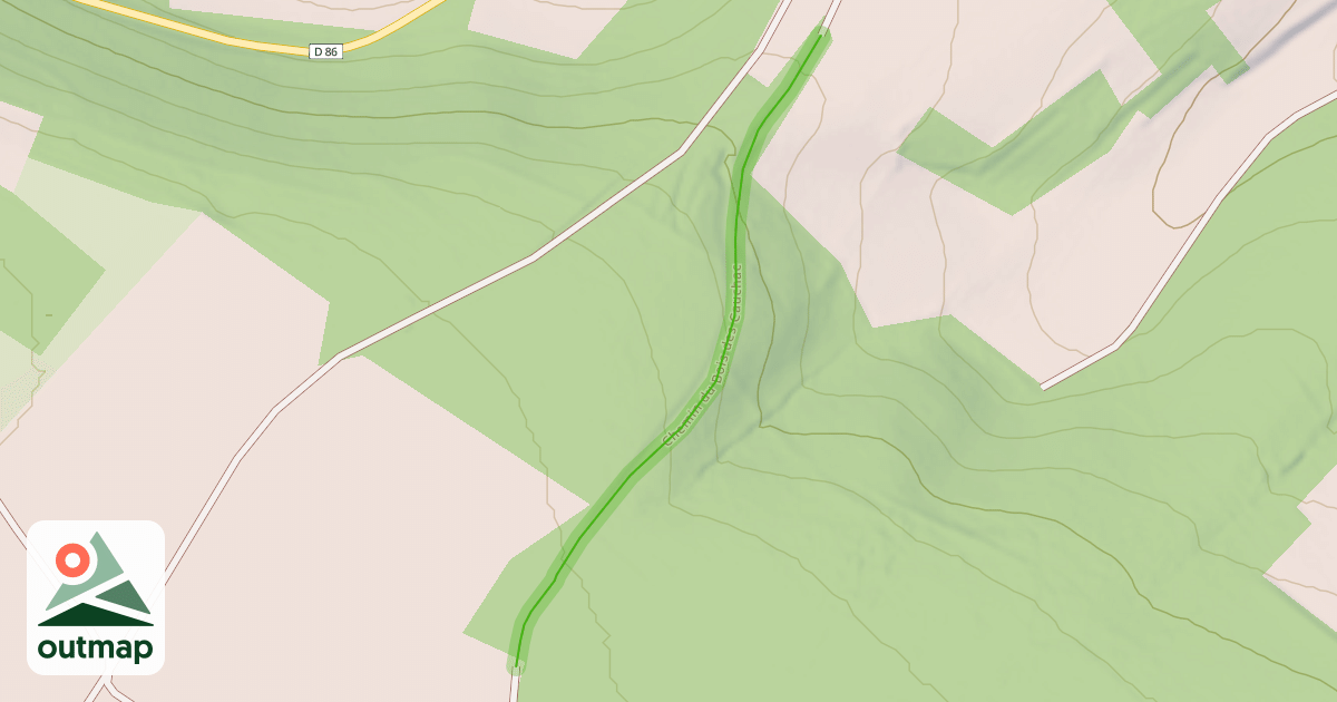 Map of Chemin du Bois des Cauchac