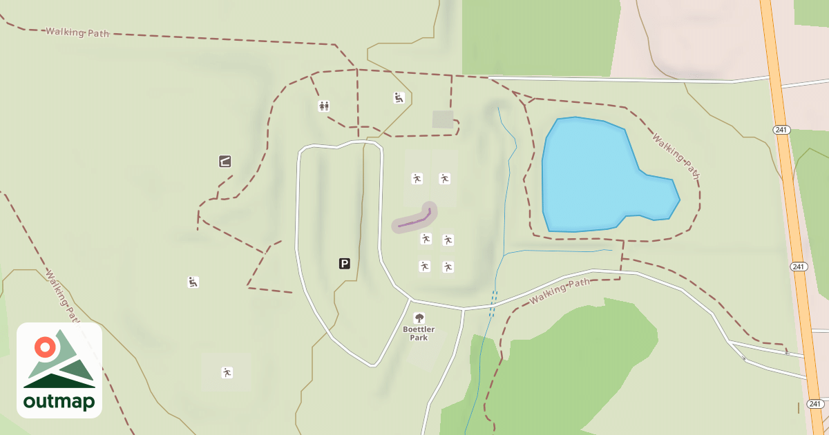 Map of Walking Path
