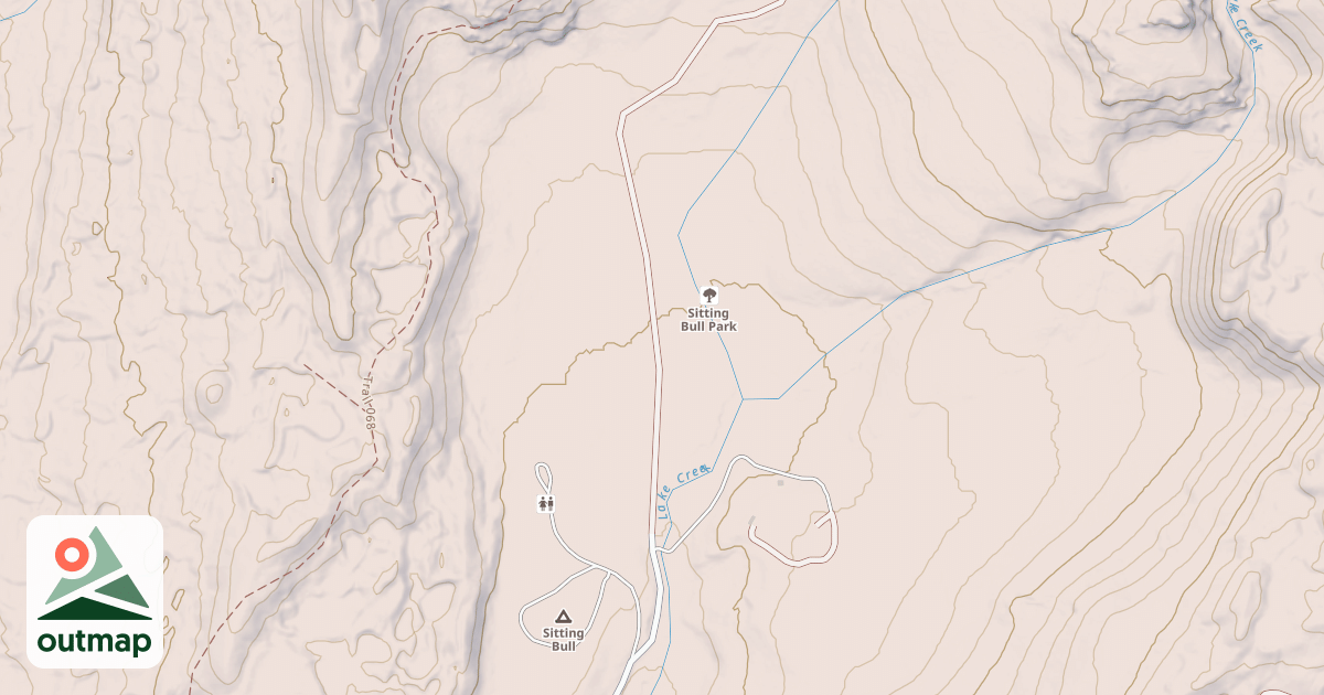 Map of LAKE CREEK