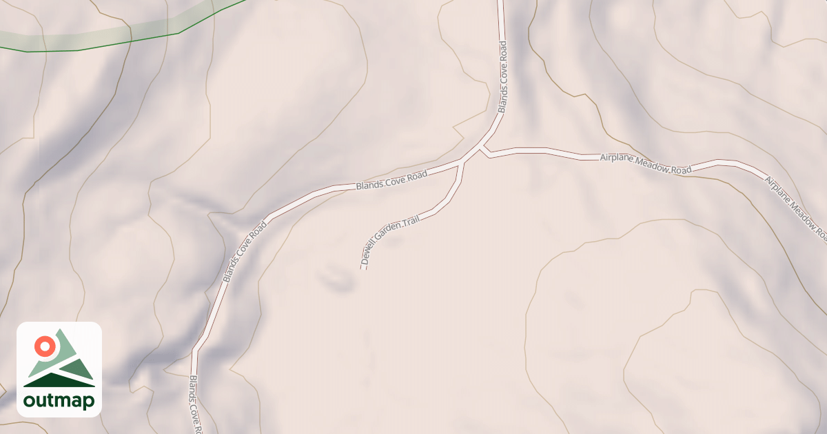 Map of DEWELL GARDEN
