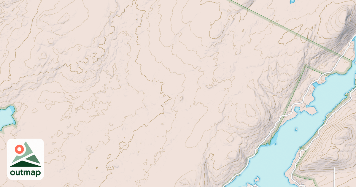 Map of Sand Lake Falls Trail