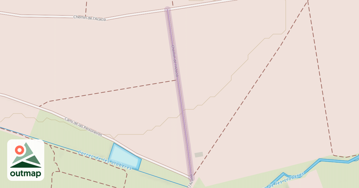 Map of Chemin de l'Acacia