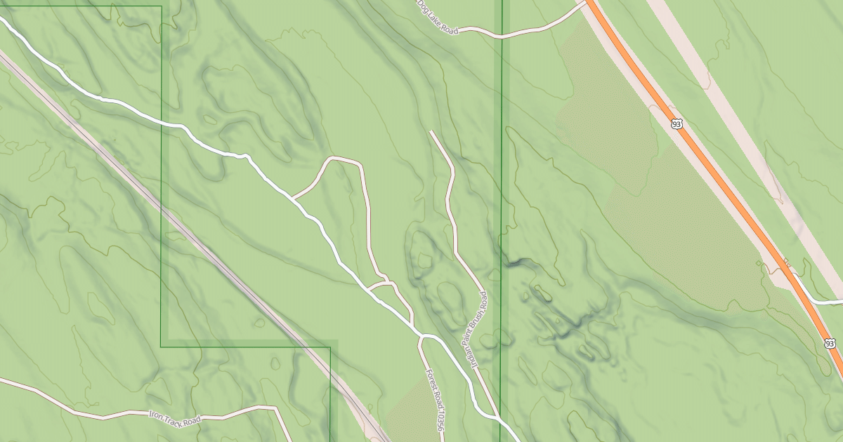 Map preview of INDIAN PAINT BRUSH