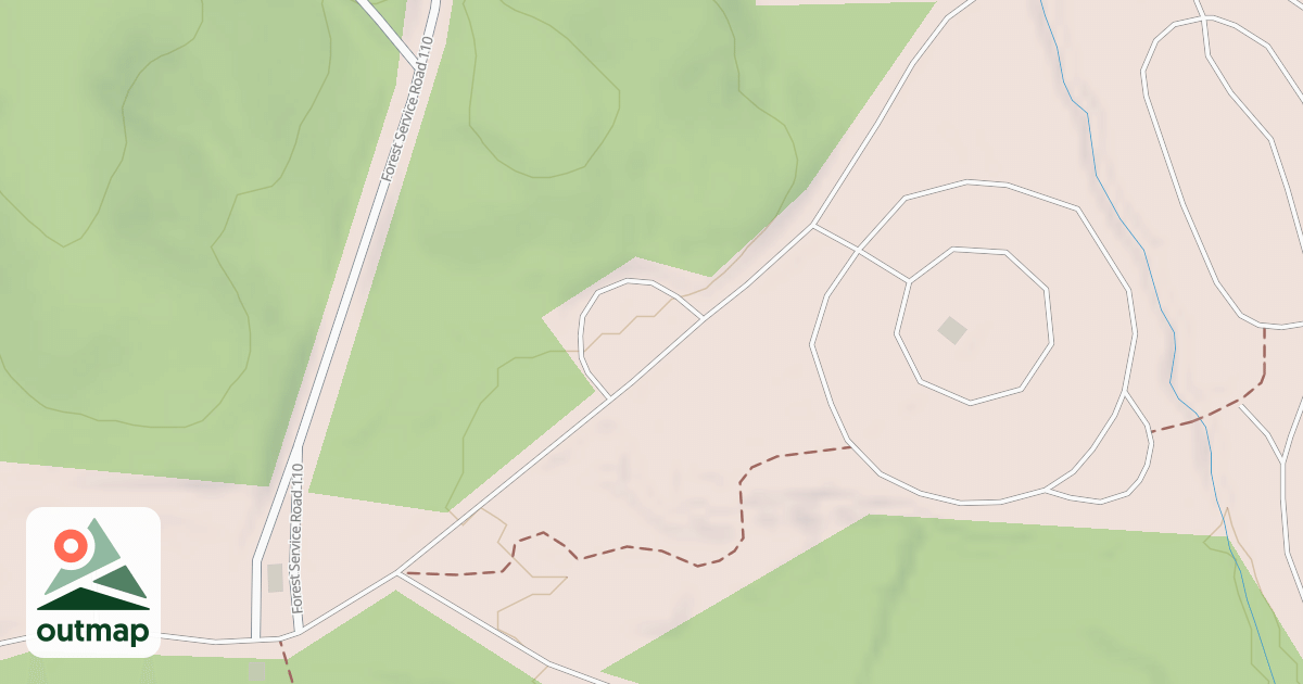Map of H.F. DUMP STATION ACCESS