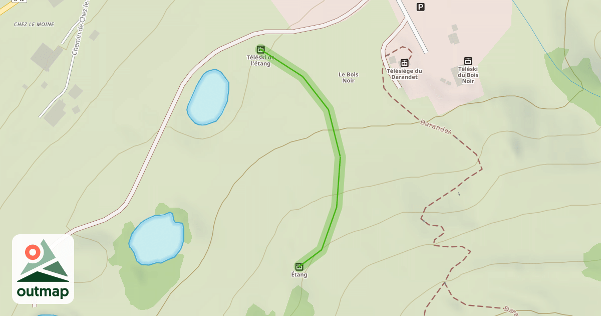 Map of L'Étang