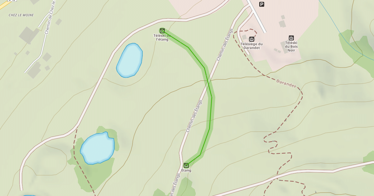 Map preview of L'Étang