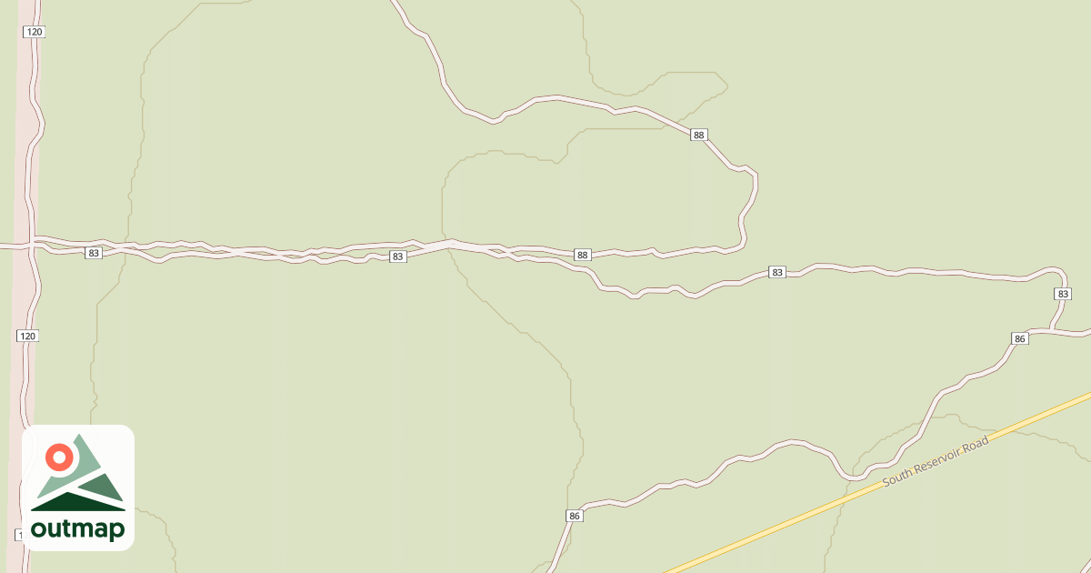 Map of Millican Plateau Tr 83