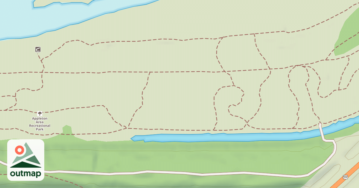 Map of Appleton Area Recreational Park