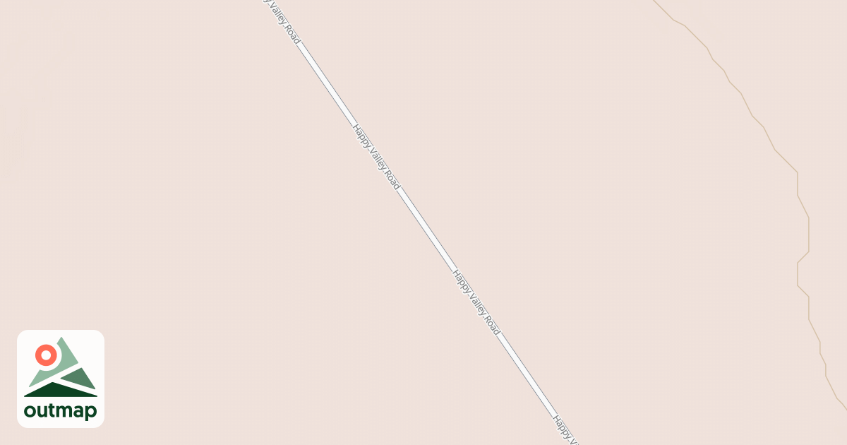 Map of Desert Trail Gap  (Unmarked)