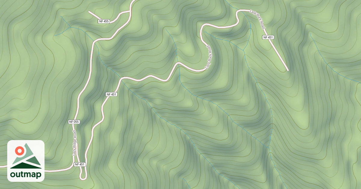 Map of LAZY BUCK