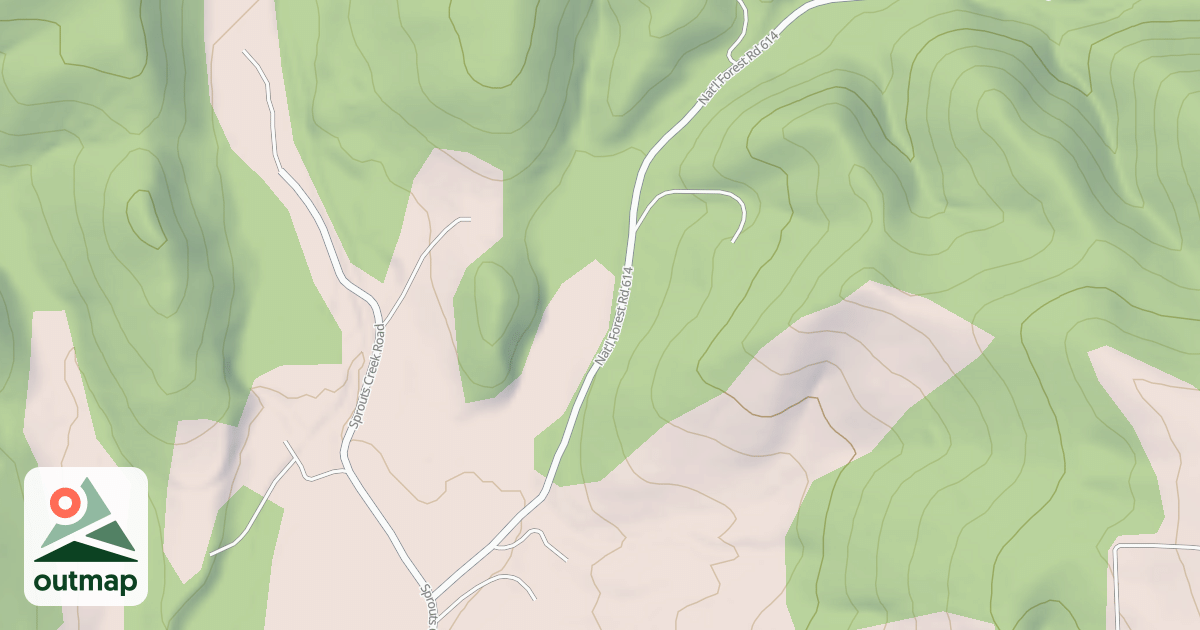 Map of BAKER BRANCH