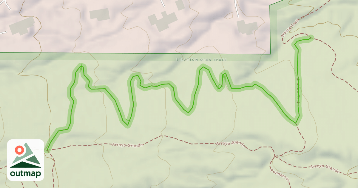 Map of Meadow Trail