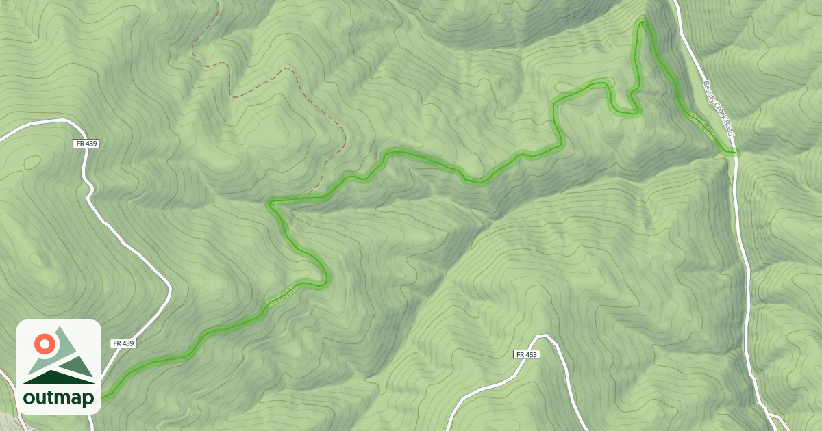 Map of Trail 257