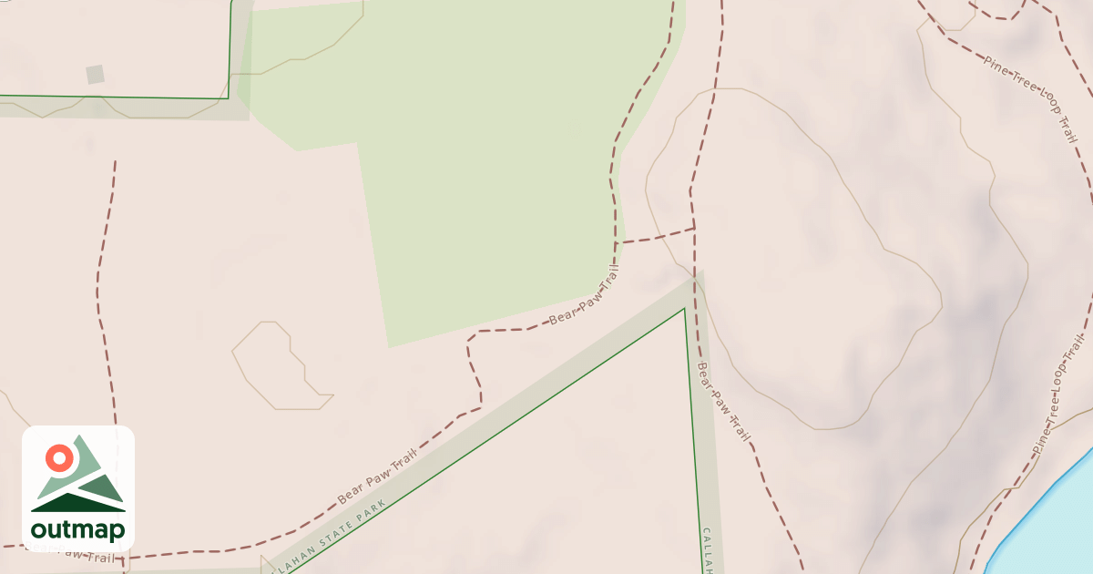 Map of Bear Paw Trail