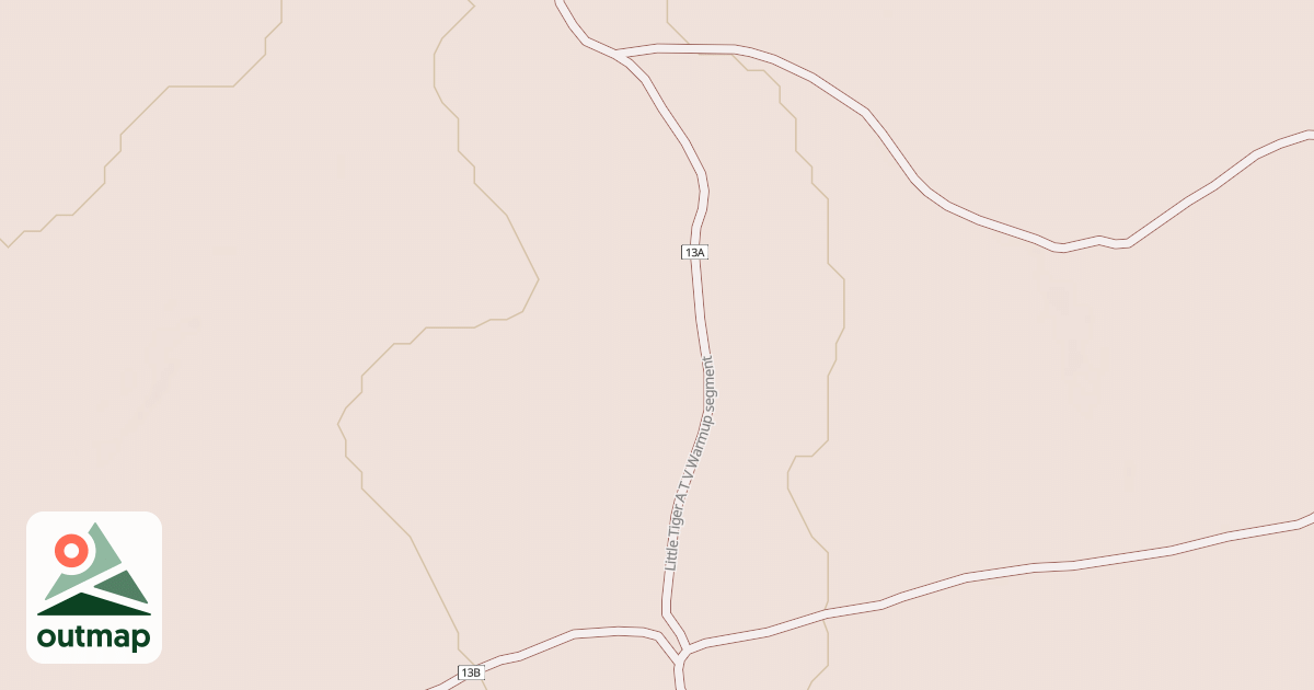 Map of Little Tiger Warm Up Segment