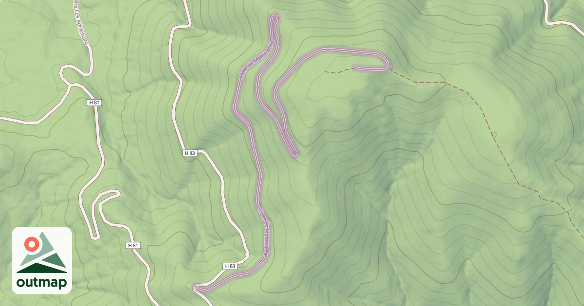 Map of Piste de Malatrache